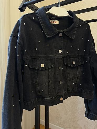 kofta modelleri: Qara denim cins gödəkcə – Marni - Model: qısa kəsimli, klassik — 1