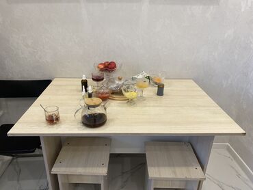 офисные столы купить: Ашкана үстөлү жана отургуч, Колдонулган, Өзү алып кетүү, түсү - Саргыч боз
