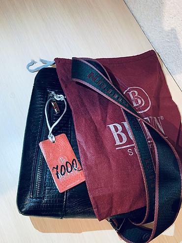 планшетка сумка: Сумка через плечо BUTUN - Материал: натуральная кожа с фактурой «под — 2