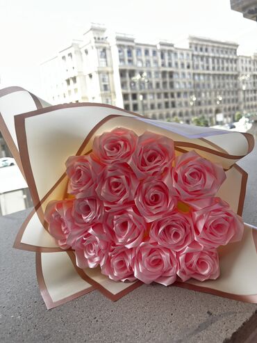 Süni güllər: Təbii güldən seçilçeyen Lent güllerin hazirlanmasi 🎀💐 İnista