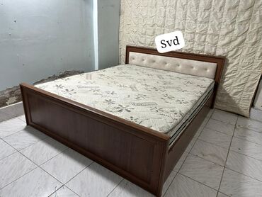 бу кровать купить: İşlənmiş, İkinəfərlik çarpayı, Matras ilə, Siyirməsiz