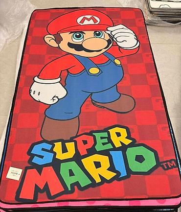 Peškiri: Staza stitch, mario, frozen, minie patrolne sape. 80x120cm
Cena — 5