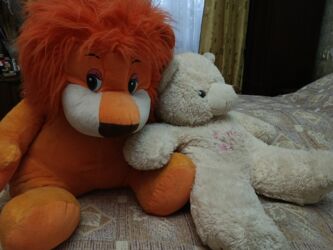 sudocrem qiyməti: Мягкие игрушки в отличном состояниицена лев - 15 манатмедведь 10