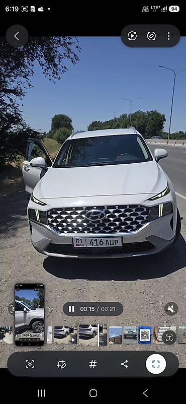 Hyundai Santa Fe: 2021 г., 2.2 л, Автомат, Дизель, Кроссовер