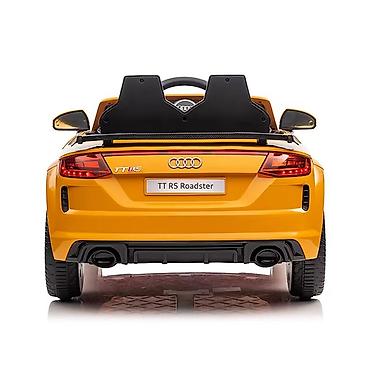 bluetooth mikrofon za decu: Audi TT RS – licencirani dečiji automobil na akumulator, žuti Šifra — 6