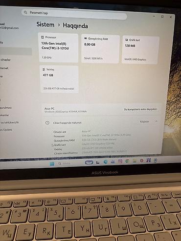 naviqator az: Yeni ASUS Vivobook, 15.6 ", Intel Core i3, 512 GB, Ödənişli çatdırılma — 3