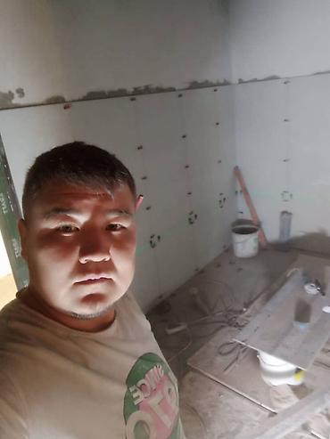 кафельщик сокулук: Дубалдарды коюу үчүн даярдоо, Дубалдарды грунттоо үчүн даярдоо, Плиткаларды кесүү | Карапа плиткасы, Керамогранит плиткасы, Мозаика плиткасы | Тикелей төшөө, Диагоналдуу төшөө, Горизонталдуу төшөө 6 жылдан ашык тажрыйба — 5