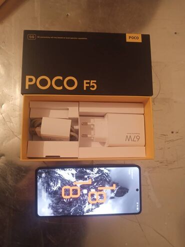 пока f5: Poco F5, Б/у, 256 ГБ, цвет - Черный, 2 SIM, eSIM