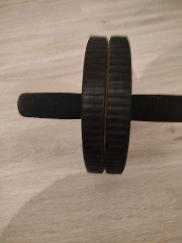 İdman və istirahət: İki təkərli qarın əzələsi üçün ab wheel - İki ədəd paralel təkər — 1