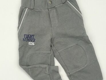 legginsy szare wysoki stan: Sweatpants, 6-9 months, condition - Very good