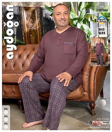 Домашние костюмы: Мужские домашние комплекты Aydoğan Home Wear (Thermal) - Теплый — 5