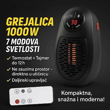 android multimedija za auto: Kompaktna grejalica 1000W – direktno u utičnicu - Snaga: 1000 W - — 1