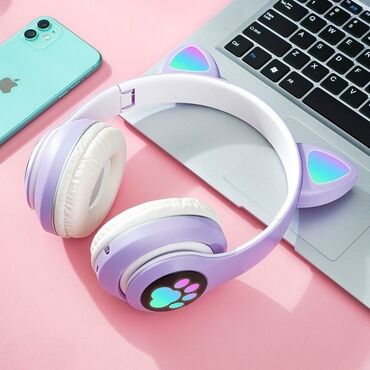 planşet uşaq: Yeni Simsiz (Bluetooth) Qulaqcıqlar, 3Q, rəng - Bənövşəyi