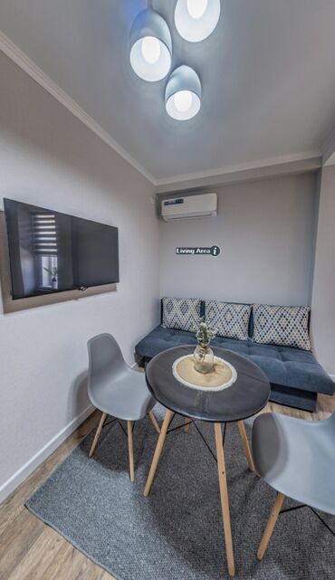 срочно здаю квартиру долгосрочно кок жар: Студия, Собственник, Без подселения, С мебелью полностью