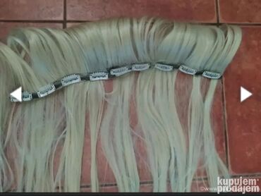 Perike i klipse: Prodajem prirodnu kosusniženu . na stanju ;perika prirodna — 10