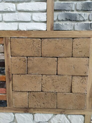 kafeli: Dekorativ divar örtüyü – süni daş/keramika kafel panelləri -