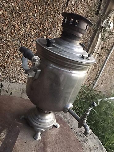 samovar satilir: Klassik metal samovar - Material: tam metal gövdə, dekorativ döymə — 2