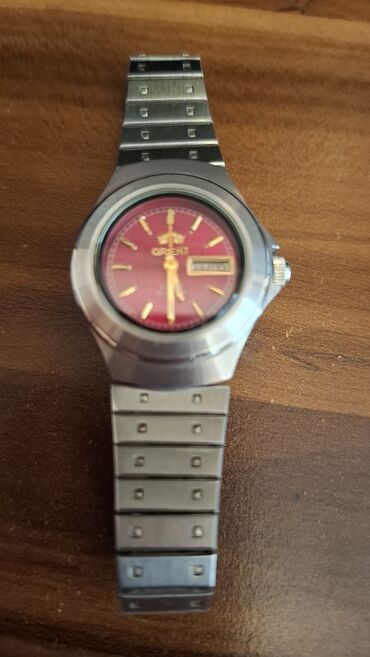 Qol saatları: İşlənmiş, Qol saatı, Orient, rəng - Qırmızı — 5