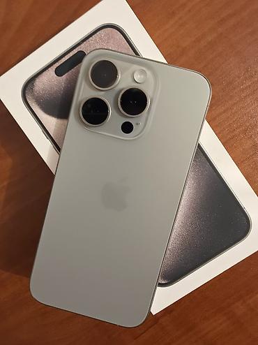 catv elaqe: IPhone 15 Pro, White Titanium, Face ID — 3