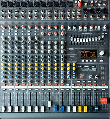 korg pa x5: Peşəkar səhnə səs avadanlığı komplekti - Mixer: Dynacord PowerMate — 1
