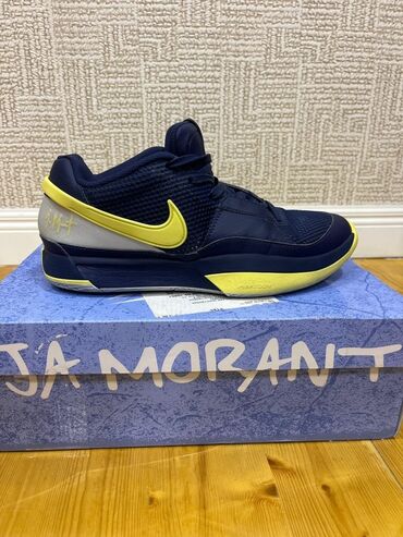 Krasofkalar və idman ayaqqabıları: Nike JA 1 basketbol ayaqqabısı – “Midnight Navy/Light Laser Orange” — 3