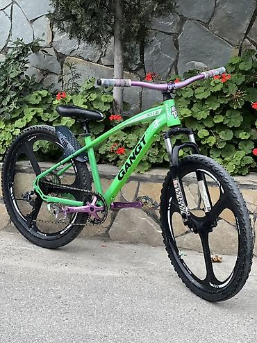 velosipedler: GANGT GT1.0 dağ velosipedi - Çərçivə: yüngül alyumini, parlaq yaşıl — 4