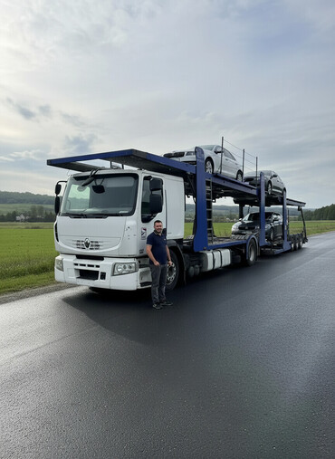 Прицепы и полуприцепы: Прицеп, Renault, Автовоз, от 12 т, Б/у — 2