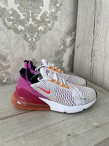 беговой: Кроссовки, 36, 36.5, 37, Nike, Б/у, цвет - Белый, Самовывоз, Платная доставка — 1