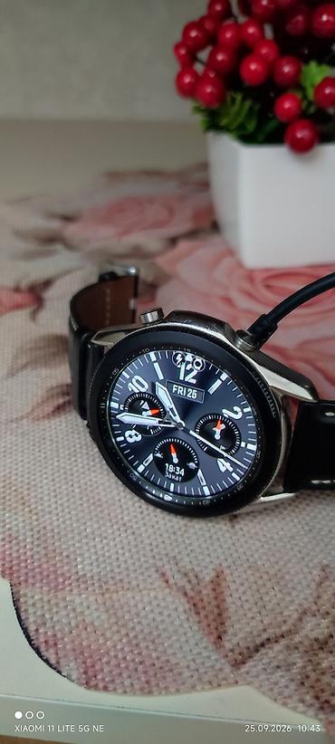 Наручные часы: Samsung Galaxy Watch3 (46 mm) ağıllı saat - Klassik dairəvi dizayn — 5