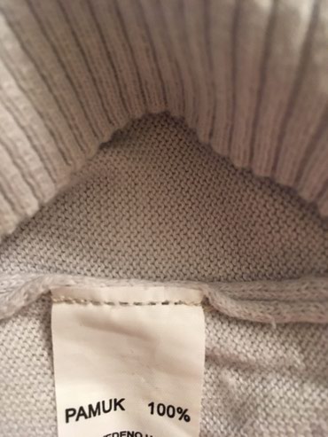 Džemperi: Odličan polo džemper, svetlo sive boje, L veličina, 100% cotton — 4