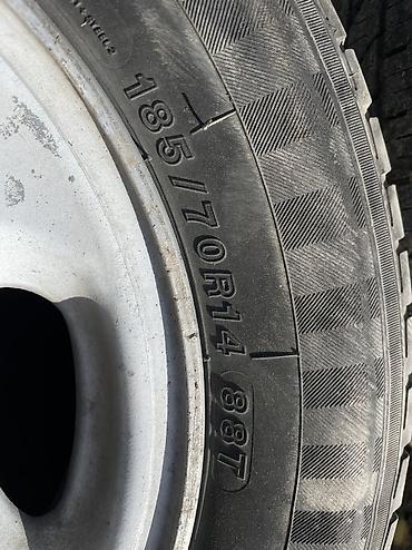 Колеса в сборе: Колеса в сборе 185 / 70 / R 14, Зима, Б/у, Комплект, Легковые, Железные, отверстий - 4 — 2