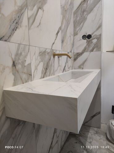 Раковины для ванной: Раковина для ванной, Квадрат форма, Материал: Керамика — 12