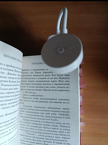 лампа для чтения книг на прищепке: Компактный светильник-клипса для чтения и работы. Цена -300 сом. Новые — 6
