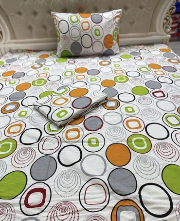 Комплекты постельного белья: Комплект постельного белья 100% хлопок включающий простыню — 3