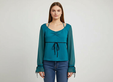bluzki z dekoltem v plus size: Women's blouse, size S at lalafo.pl bluzki z dekoltem v plus size: Women's blouse, size S