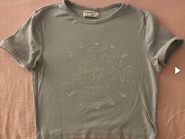zenske mokasine sa debelim djonom: Bershka, M (EU 38), Cotton, color - Light blue