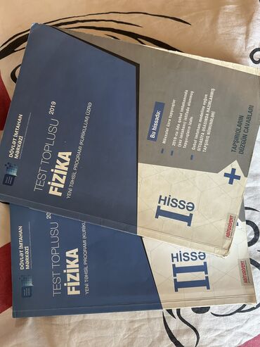 riyaziyyat test toplusu 1 ci hisse pdf yukle 2024: İkisi bir yerdə Fizika test toplusu 1,2ci hissə