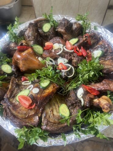 Мясо: Заказга Таш кордо жасап беребиз. Даамдуу, жашылчалар менен кооздолот — 9
