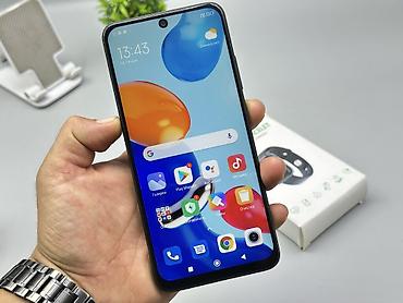 Уюлдук телефондор жана аксессуарлар: Redmi, Redmi Note 11, Колдонулган, 64 ГБ, түсү - Көк, 2 SIM — 1