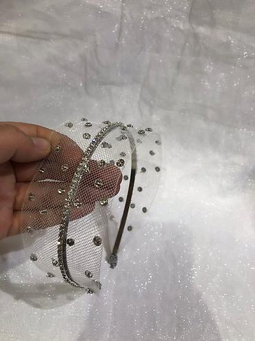 Свадебные аксессуары: Свадебный аксессуар, Свадебная диадема, тиара, Новый, цвет - Серебристый — 13