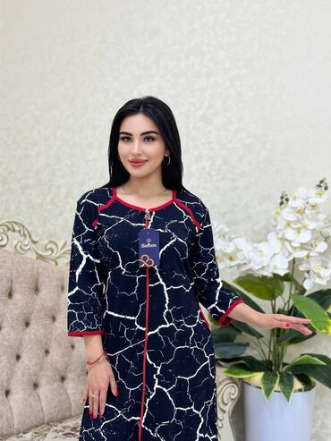 халаты летние: Хб халаты молодёжный новинка 😍 Производство Ташкент ✅✅ 750 сом✅✅✅