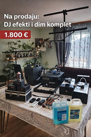Ostali alati i mašine: DJ efekti i dim – komplet set U kompletu se nalazi sve što je — 1