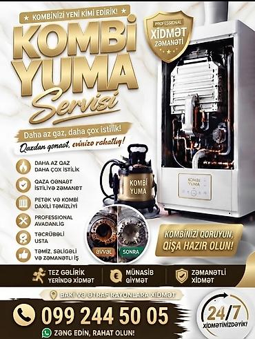 Kombi təmiri: 🔥 KOMBİ USTASI — PEŞƏKAR XİDMƏT 🔥 ❄️ Kombiniz işləmir? 💧 Su axıdır? 🌡️ — 1