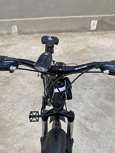 velpsiped: Velostrim dağ velosipedi - Güclü alüminium tipli karkas, düz sükan və — 6