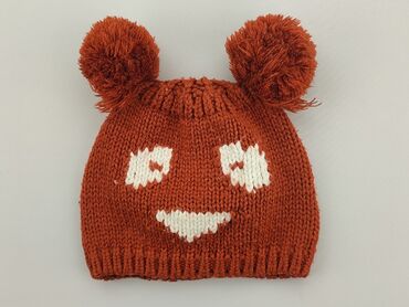 pomarańczowa czapka dla chłopca: Czapka, stan - Dobry