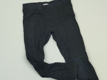 spodnie wysoki stan czarne: Spodnie 3/4 Pepco, 7 lat, stan - Dobry