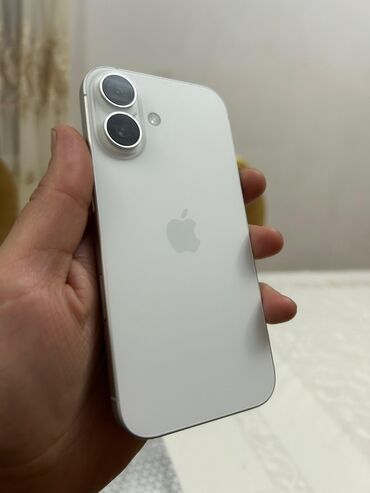 iphone x qiymeti irshad telecom: IPhone 16, 256 GB, White Titanium, Face ID