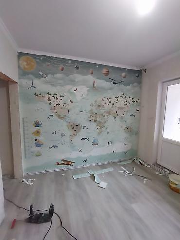 Поклейка обоев: Поклейка обоев, Демонтаж старых обоев | Жидкие обои, Фотообои, Бумажные обои Больше 6 лет опыта at lalafo.kg — 12 Поклейка обоев: Поклейка обоев, Демонтаж старых обоев | Жидкие обои, Фотообои, Бумажные обои Больше 6 лет опыта — 12
