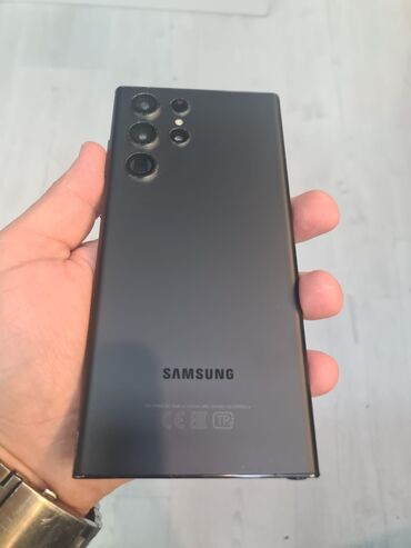 Samsung: Samsung Galaxy S22 Ultra, 256 GB, rəng - Qara, Düyməli, Sensor, Barmaq izi