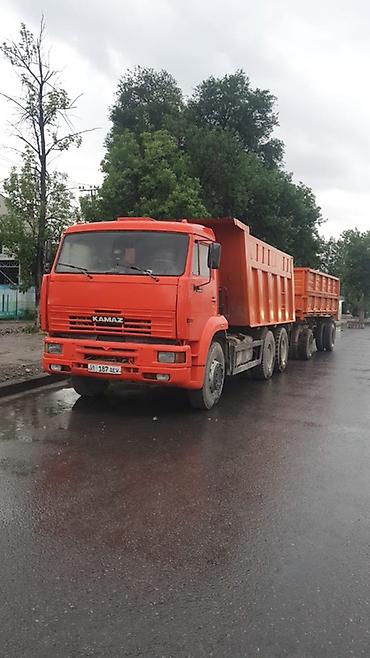 колеса на леса: Самосвал КамАЗ с прицепом-самосвалом - Тип: автопоезд-самосвал, тягач — 1